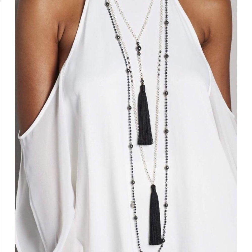 Zacasha Tassel Necklace To be styled multiple ways